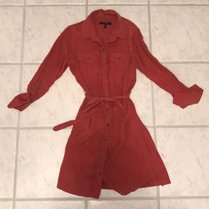 Banana Republic button up, burnt orange dress, 2P